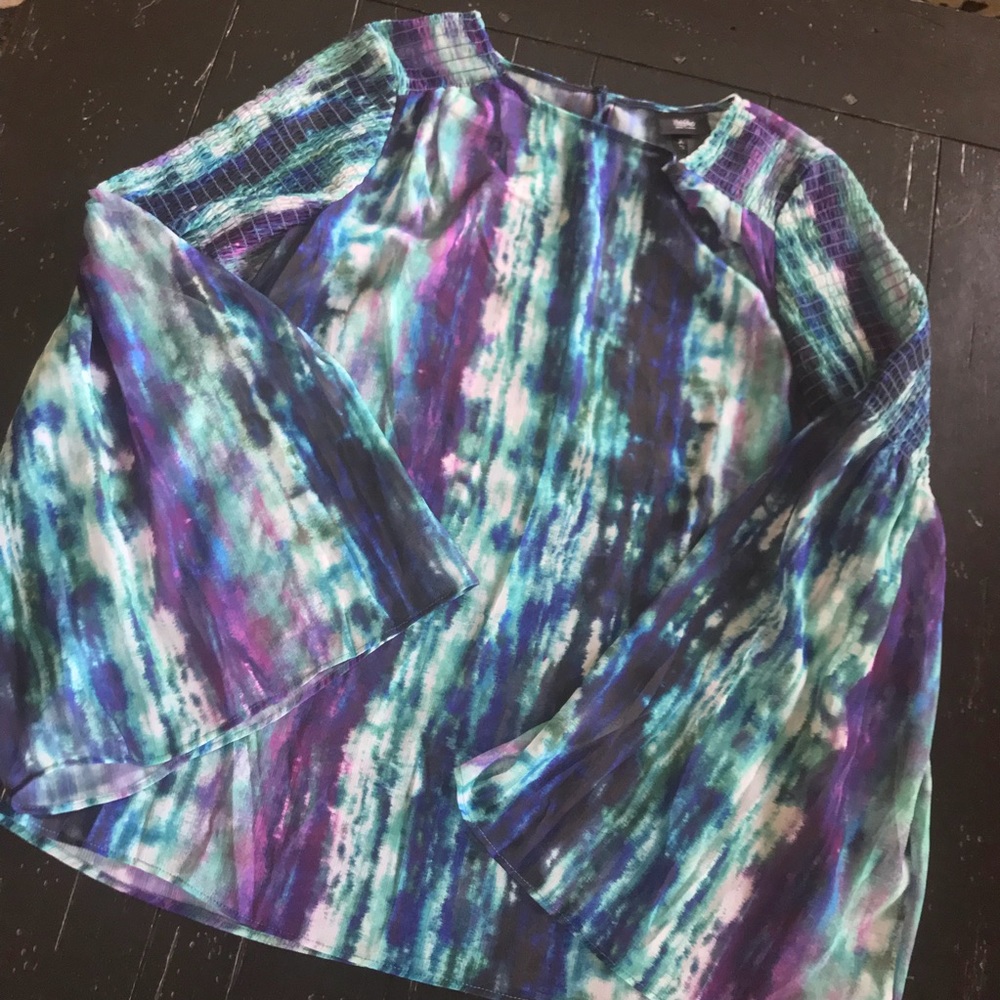💜💚💙MOSSIMO Sheer Top - Picture 8 of 8